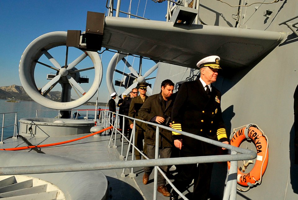 US Navy 091113-N-8273J-064 Chief of Naval Operations tours naval facilities in Greece