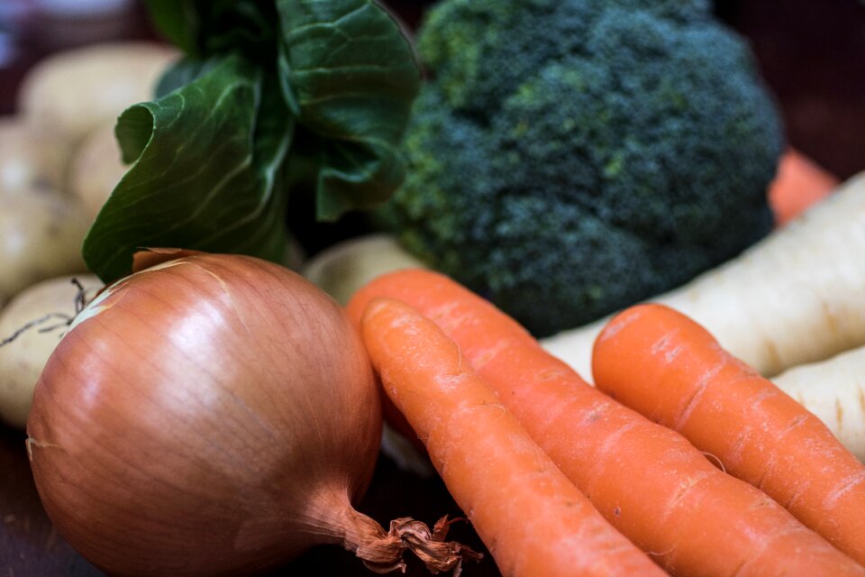 Healthy pasture root vegetable