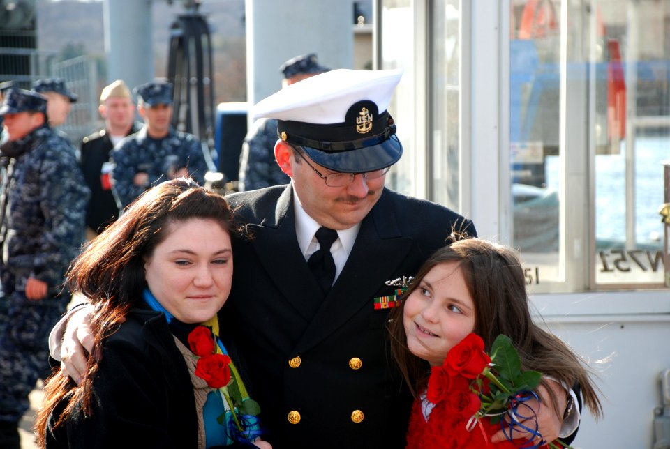 US Navy 091201-N-3090M-129 Chief Electrician's Mate Michael J. McCoy shares the traditional
