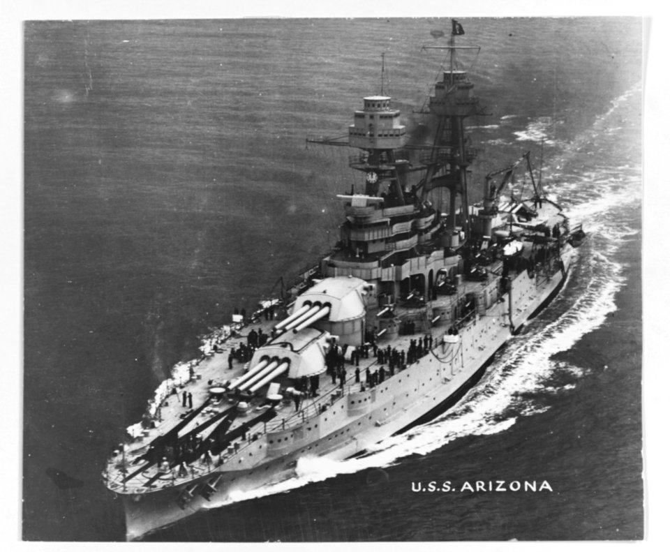 USS Arizona (BB-39) - NH 57658