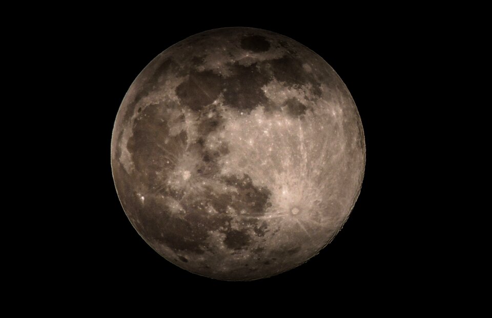 Moon space black moon
