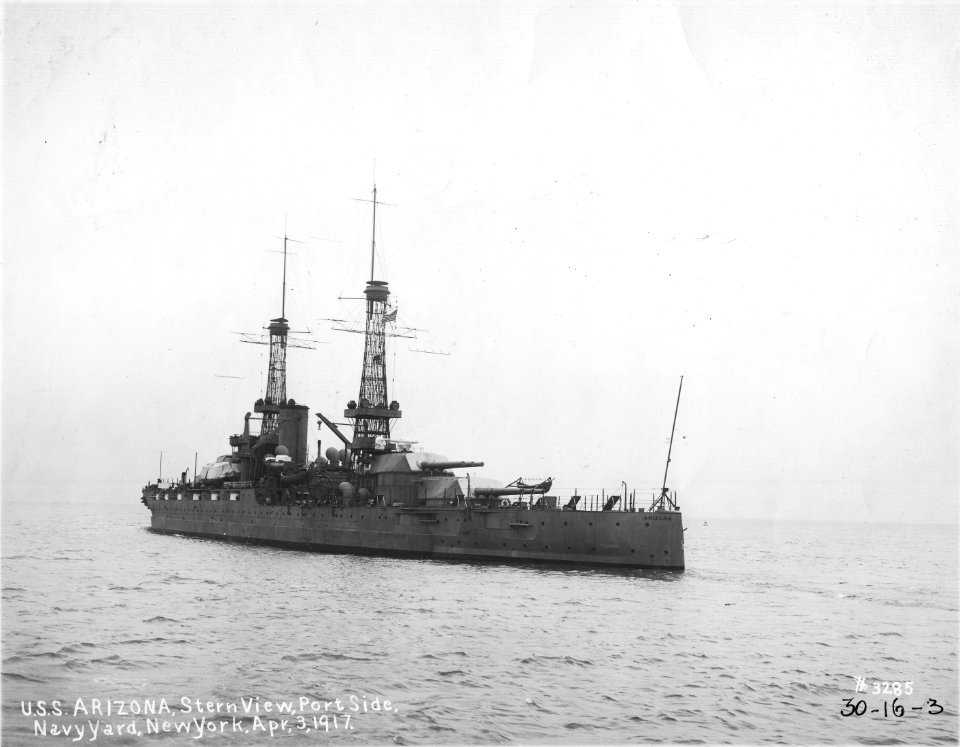 USS Arizona 1917 NARA 19-LC-19A-22