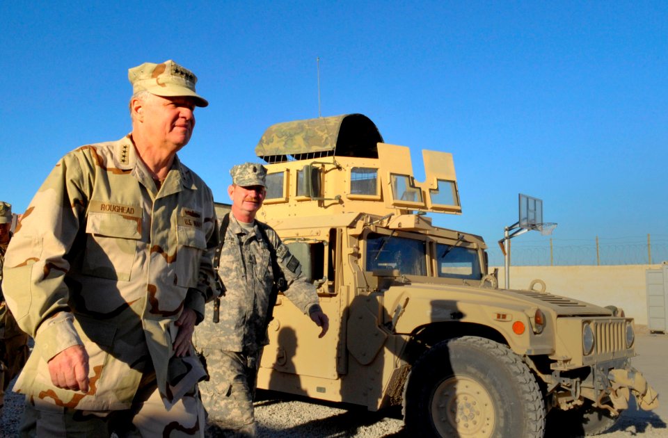US Navy 100108-N-8273J-264 Chief of Naval Operations (CNO) Adm. Gary Roughead visits Provincial Reconstruction Team Farah in Afghanistan