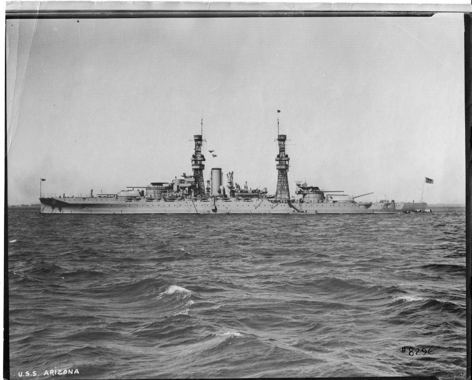 USS Arizona 1922 NARA 19-LC-19A-18