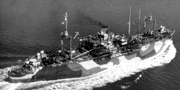 USS Apollo (AS-25) underway in the Atlantic Ocean on 17 October 1944 (80-G-286080)