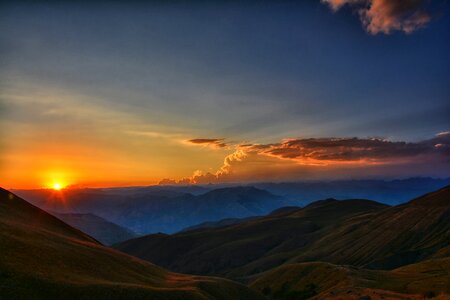 Landscapes nature grass mountain photo