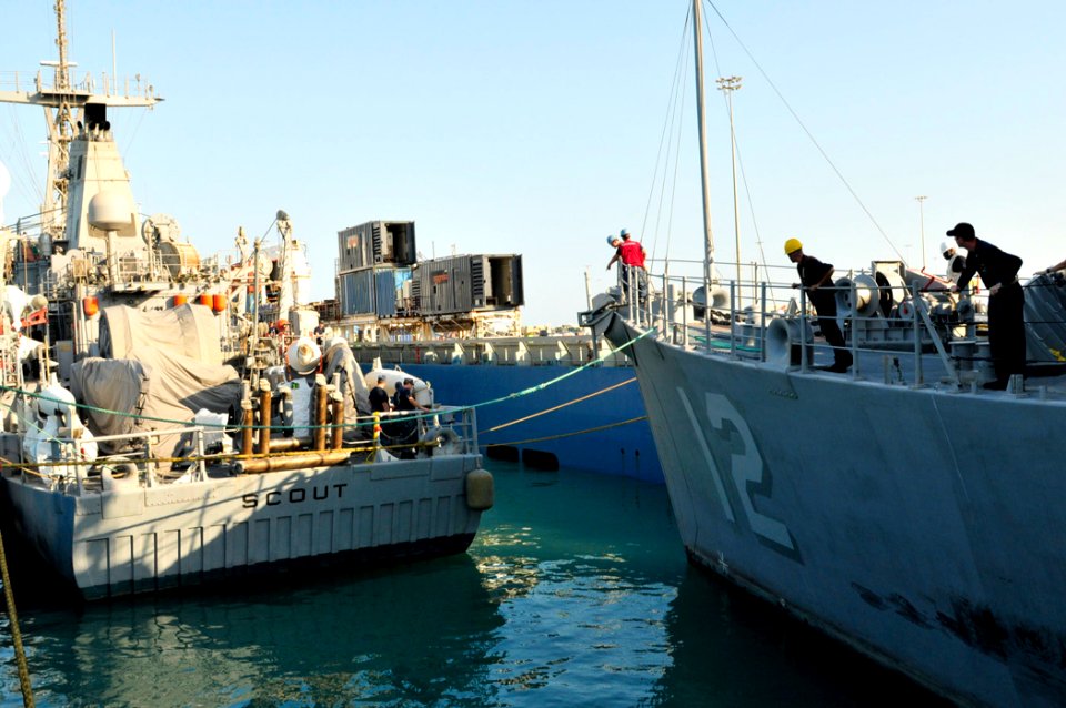 USS Ardent and USS Scout return to San Diego 131030-N-IZ292-218