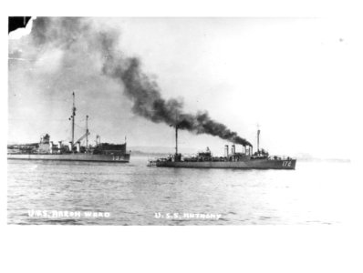 USS Anthony (DD-172) USS Aaron Ward (DD-132) - NH 100414