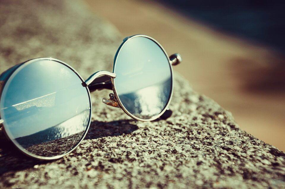 Beach bokeh blur