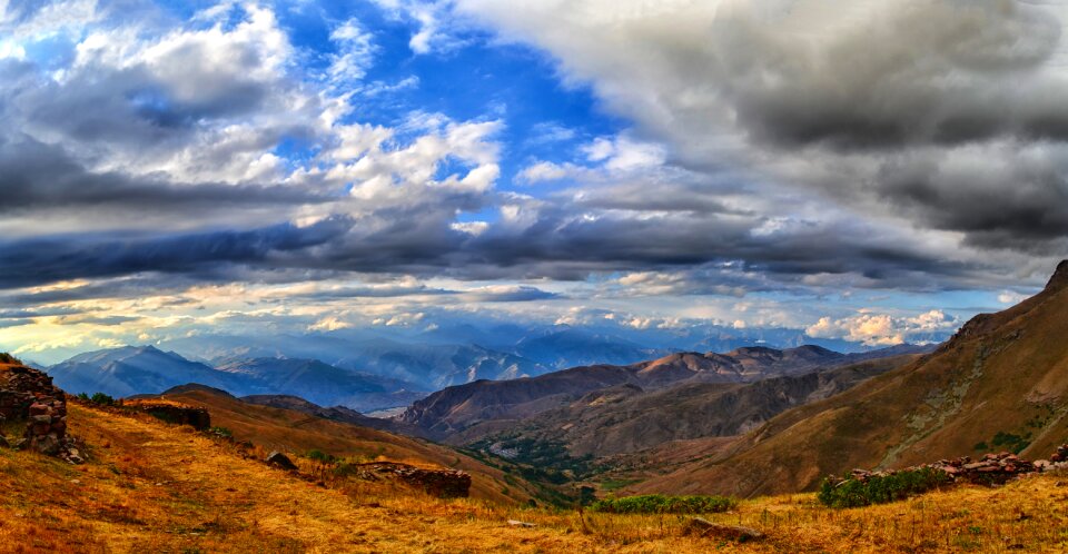 Landscapes nature grass mountain