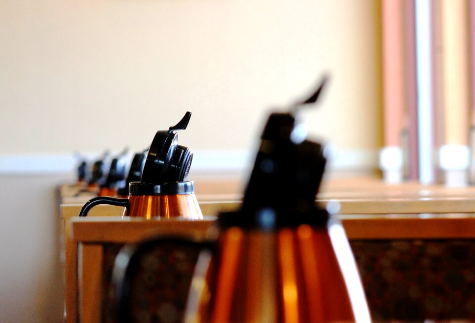 Morning coffee pots