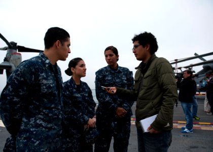 USS America press conference 140831-N-FR671-157