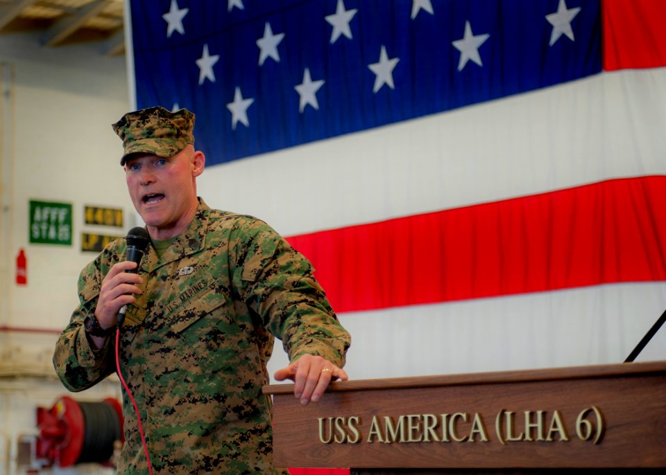 USS America promotion ceremony 150105-N-CC789-007