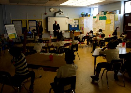 USS America sailors participate in community relations during San Francisco Fleet Week 141008-N-FR671-131