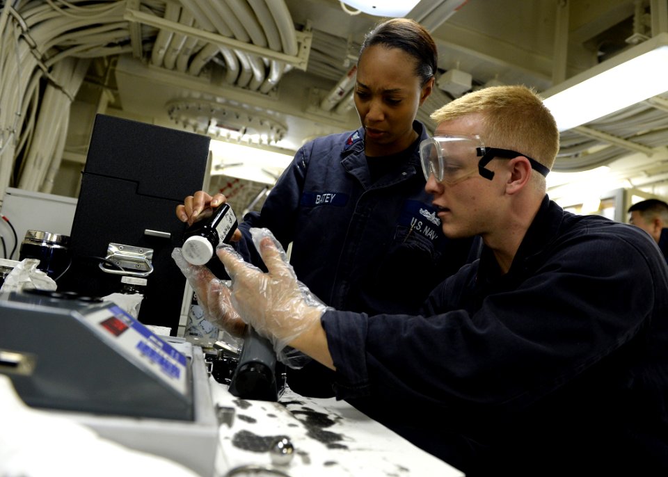 USS America machinery room operations 140816-N-FR671-015