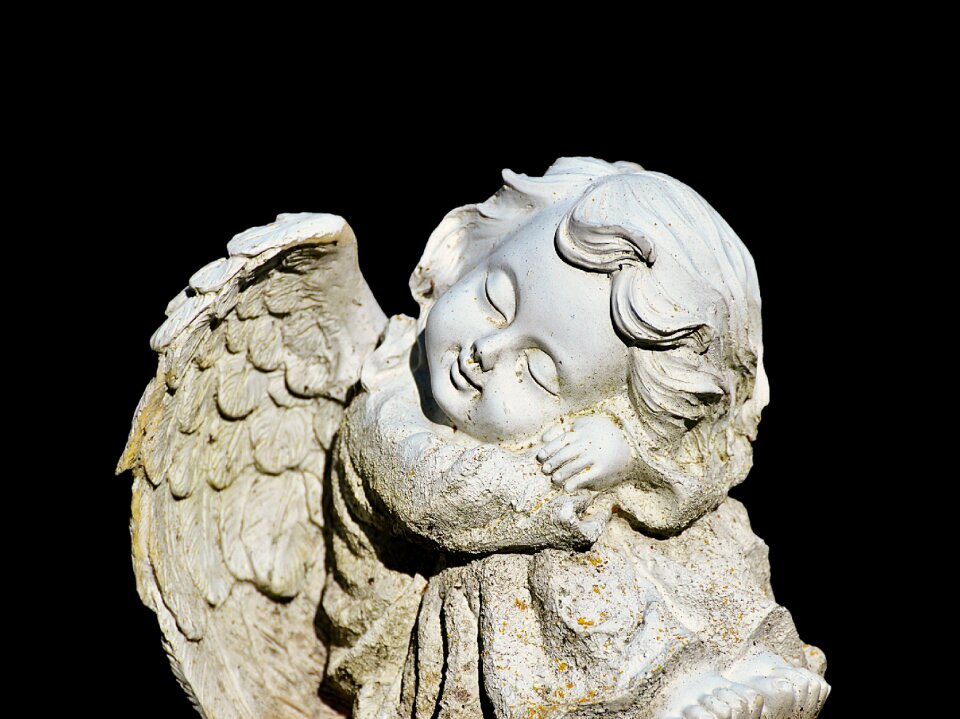 Angel figure figure sleeping
