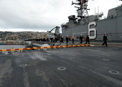 USS America arrives in Valparaiso 140824-N-FR671-049