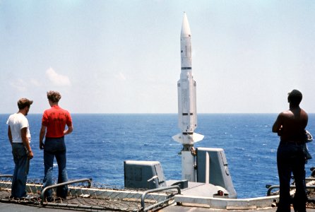 USS America and standard missile