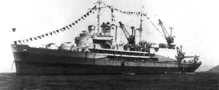 USS Albemarle (AV-5) Argentia June 1941