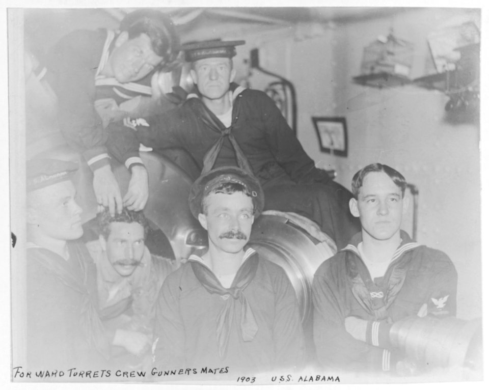 USS Alabama - NH 57494
