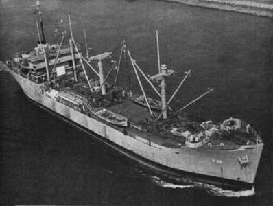 USS Adria (AF-30) underway in 1949