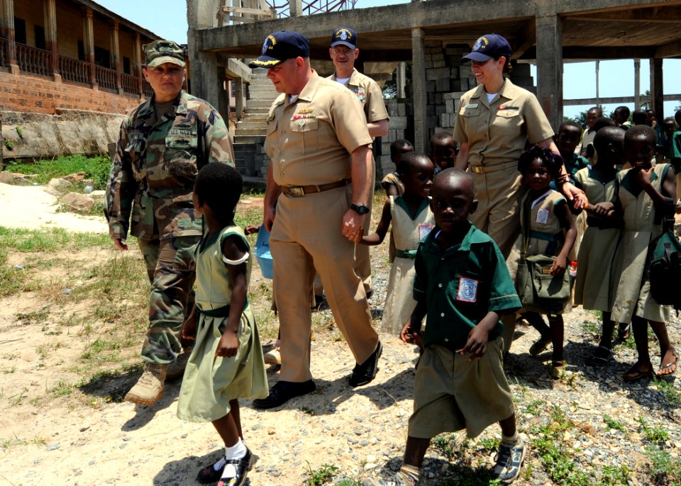 US Navy 100311-N-6676S-139 Sailors visit St. Theresa's Early Childhood Development Centre