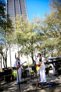 US Navy 100315-N-3271W-036 U.S. Navy Band, Pride, performs at Lykes Gaslight Square Park in downtown Tampa during Navy Week photo