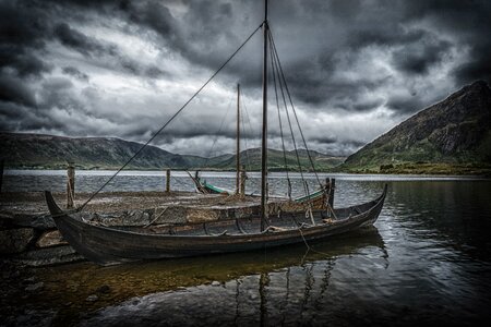 Scandinavia ship viking photo