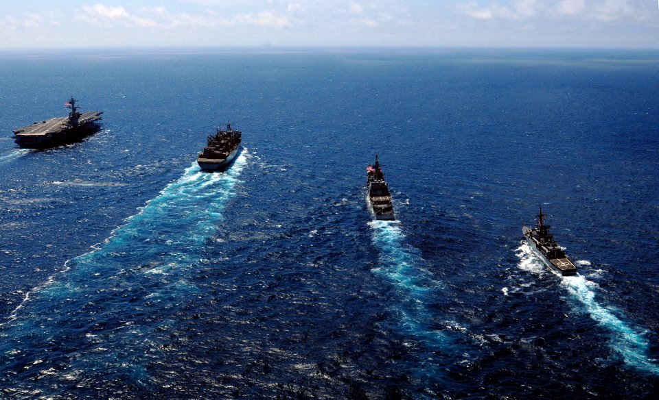 US Navy 100326-N-0808V-428 Carl Vinson is supporting Southern Seas 2010, a U.S. Southern Command-directed operation that provides U.S. and international forces the opportunity to operate in a multi-national environment