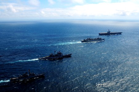 US Navy 100326-N-0808V-284 Carl Vinson is supporting Southern Seas 2010, a U.S. Southern Command-directed operation that provides U.S. and international forces the opportunity to operate in a multi-national environment
