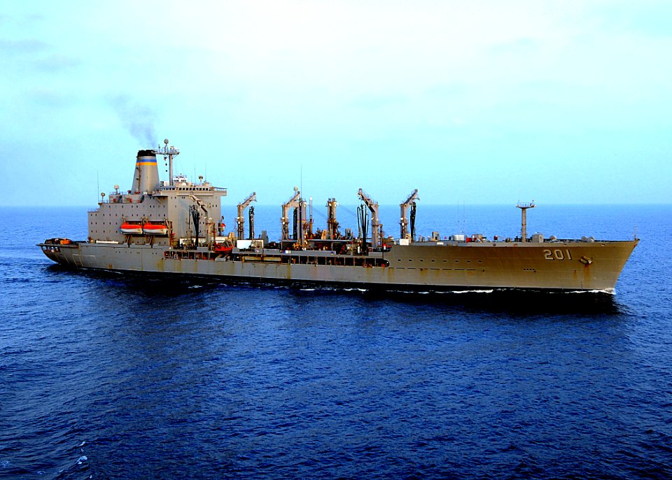 US Navy 100329-N-1082Z-140 USNS Patuxent (T-AO 201) is underway in the U.S. 5th Fleet area or responsibility