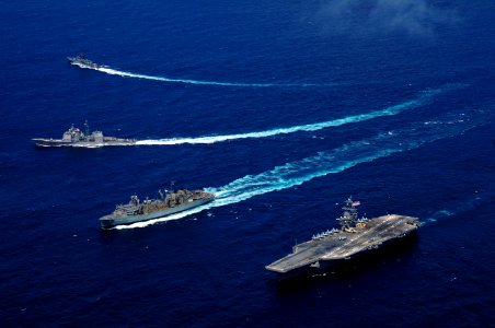 US Navy 100326-N-0808V-465 Carl Vinson is supporting Southern Seas 2010, a U.S. Southern Command-directed operation that provides U.S. and international forces the opportunity to operate in a multi-national environment