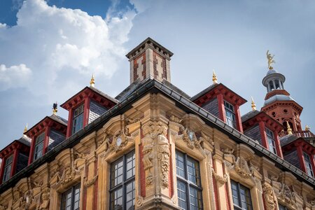 Old stock exchange flanders facades