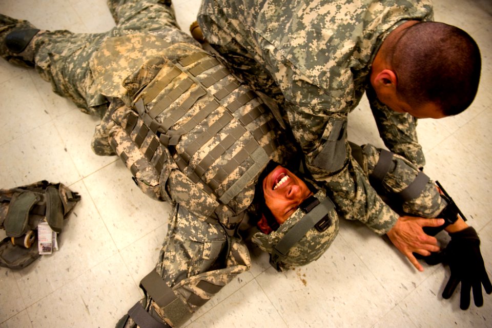 US Navy 100331-N-6932B-395 Sailors participate in training during the U.S. Navy Individual Augmentee Combat Training course at Fort Jackson, S.C