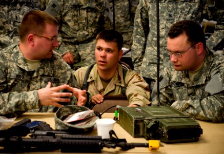 US Navy 100331-N-6932B-472 Sailors participate in training during the U.S. Navy Individual Augmentee Combat Training course at Fort Jackson, S.C