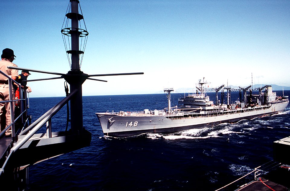 USNS Ponchatoula (T-AO-148) in 1991