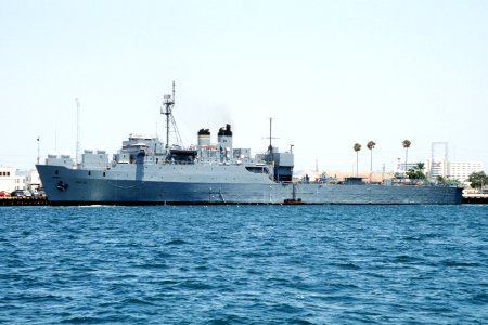USNS Point Loma (T-AGDS-2) at San Diego in July 1993