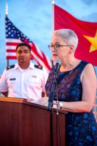 USNS Millinocket hosts reception in Vietnam during Pacific Partnership 2015 150819-N-UQ938-032