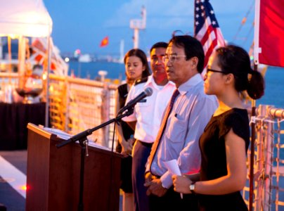 USNS Millinocket hosts reception in Vietnam during Pacific Partnership 2015 150819-N-UQ938-043 photo