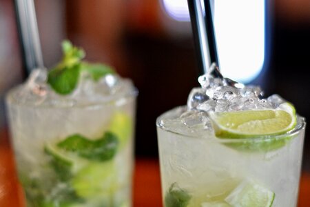 Bokeh drinks fruit