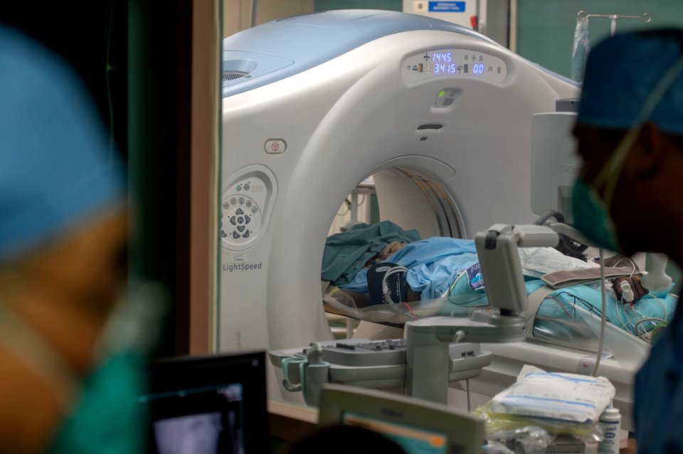 USNS Mercy Sailors Conduct an Interventional Radiology Study and Procedure on a Patient (49830936442)