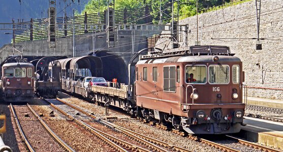Auto embarkation goppenstein valais