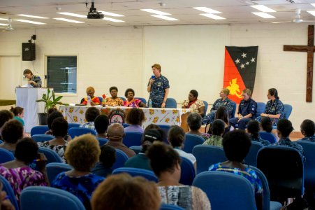 USNS Mercy participates in a women's leadership symposium in Rabaul, Papua New Guinea During Pacific Partnership 2015 150709-N-UQ938-302 photo