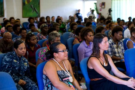 USNS Mercy participates in a women's leadership symposium in Rabaul, Papua New Guinea During Pacific Partnership 2015 150709-N-UQ938-315