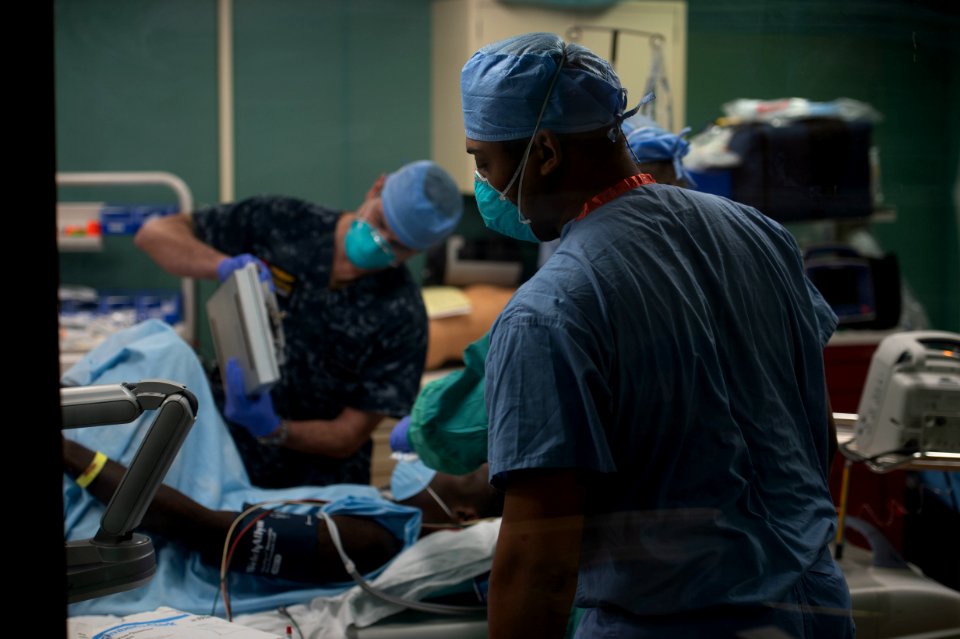 USNS Mercy Sailors Conduct an Interventional Radiology Study and Procedure on a Patient (49830936537)