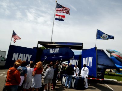 US Navy 100501-N-5208T-001 The Navy Flight Simulator was on-site for the Sound of Speed Air Show at Rosecrans Memorial Airport