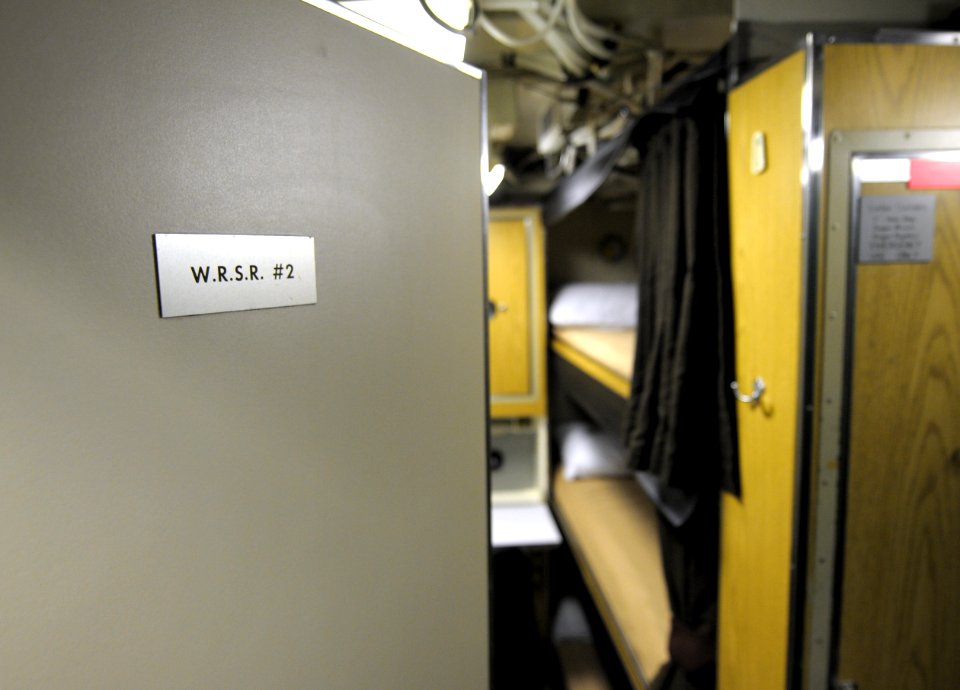 US Navy 100428-N-1831S-054 The Ohio-class ballistic missile submarine USS Alaska (SSBN 732) has set aside living quarters for female officers in preparation to be one of the first submarines to have an integrated crew