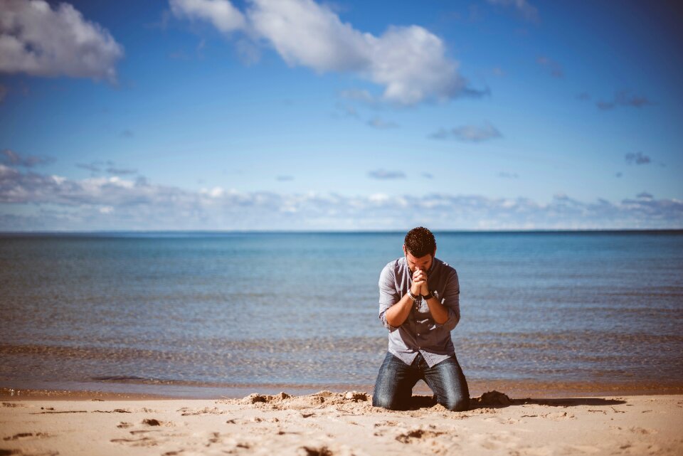 People man kneel