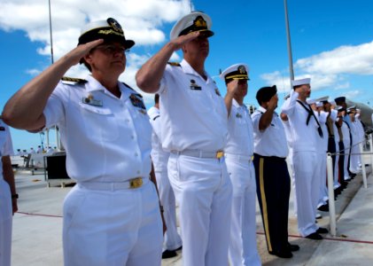 USNS Mercy arrives at Pearl Harbor for Pacific Partnership 2015 150525-N-BK290-054