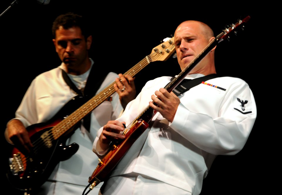 US Navy 100507-N-5208T-003 Navy Band Southeast Pride performs during a concert at Shelton State Community College during Birmingham Navy Week event. Birmingham Navy Week is one of 20 Navy Weeks planned across America in 2010